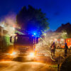 Bis in die Nacht hinein löschten rund 170 Ehrenamtliche mehrere Brände in Soldorf (Foto: n112.de/Stefan Hillen)