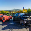 Heftiger Frontallunfall an der Abfahrt Lauenau: Ein Cabrio-Fahrer wurde dabei schwer verletzt (Foto: n112.de/Stefan Hillen)
